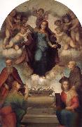 Andrea del Sarto Our Lady of Angels around oil on canvas